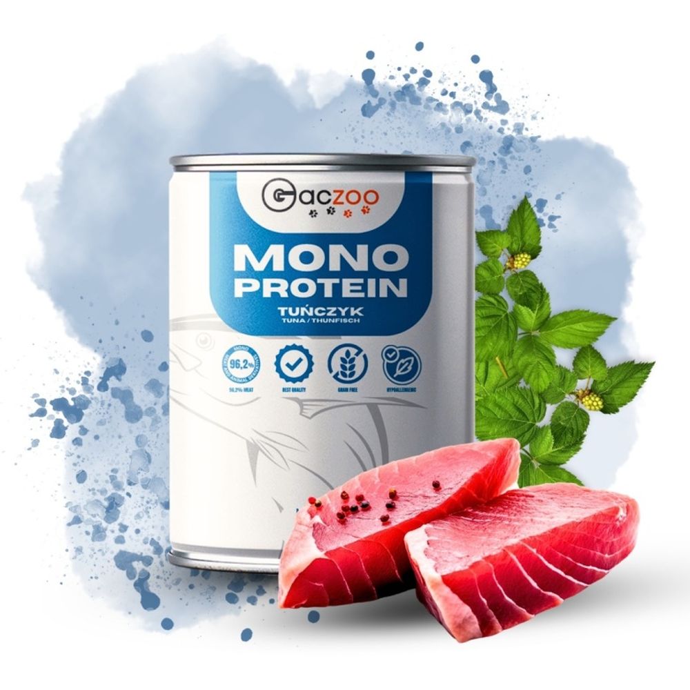 Gaczoo MONO Protein karma mokra dla psa Tuńczyk